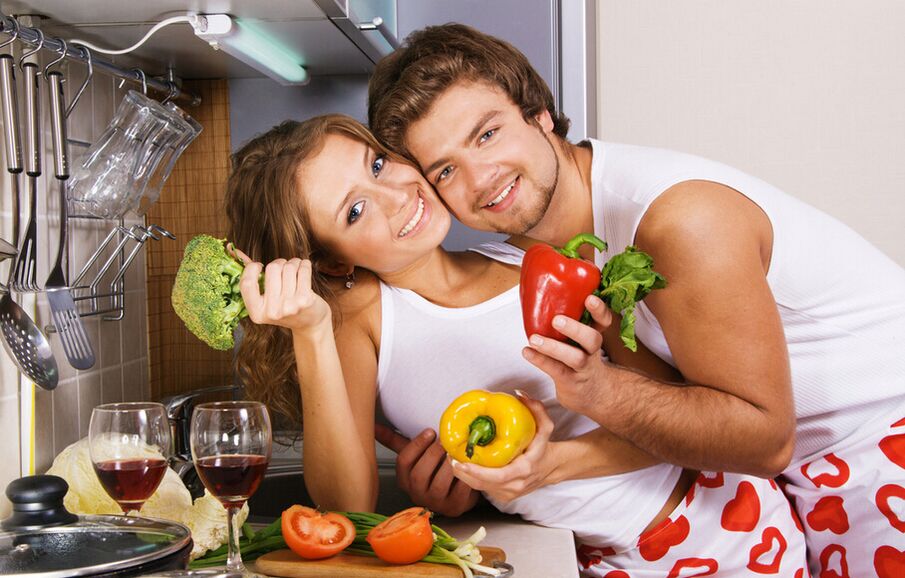 verduras para la potencia